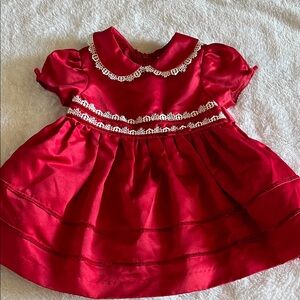George Red Formal Kids Dress